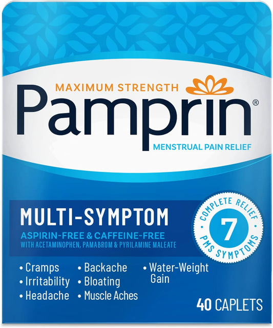 Pamprin Multi-Symptom Formula, with Acetaminophen